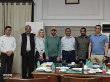 On 16 August 2023, a delegation of  Abu Dhabi Police Department, UAE, comprising Colonel Mubarak Bashir Al-Mismari, Lt. Colonel Hamad Sarhan Al-Sawafi, Dr. Homdon Al-Derei, accompanied with Dr(Ms) Michele Chritina Ziolkwski, Archaeologist, and met Shri Arun Singhal, Director General of Archives. 