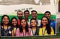 A group of Students from various institutions like IITs, IIMs, Parul University etc. under the aegis of "छात्र संसद" visited  National Archives of India on 27/06/2023 to see the ongoing Exhibition "हमारी भाषा:हमारी विरासत".